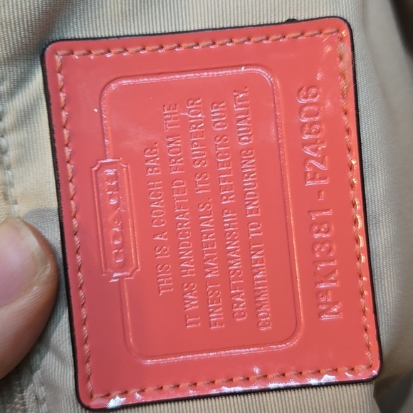 Coach Women  Peyton Signature Cora Logo  Domed Satchel F24606 - Picture 10 of 12